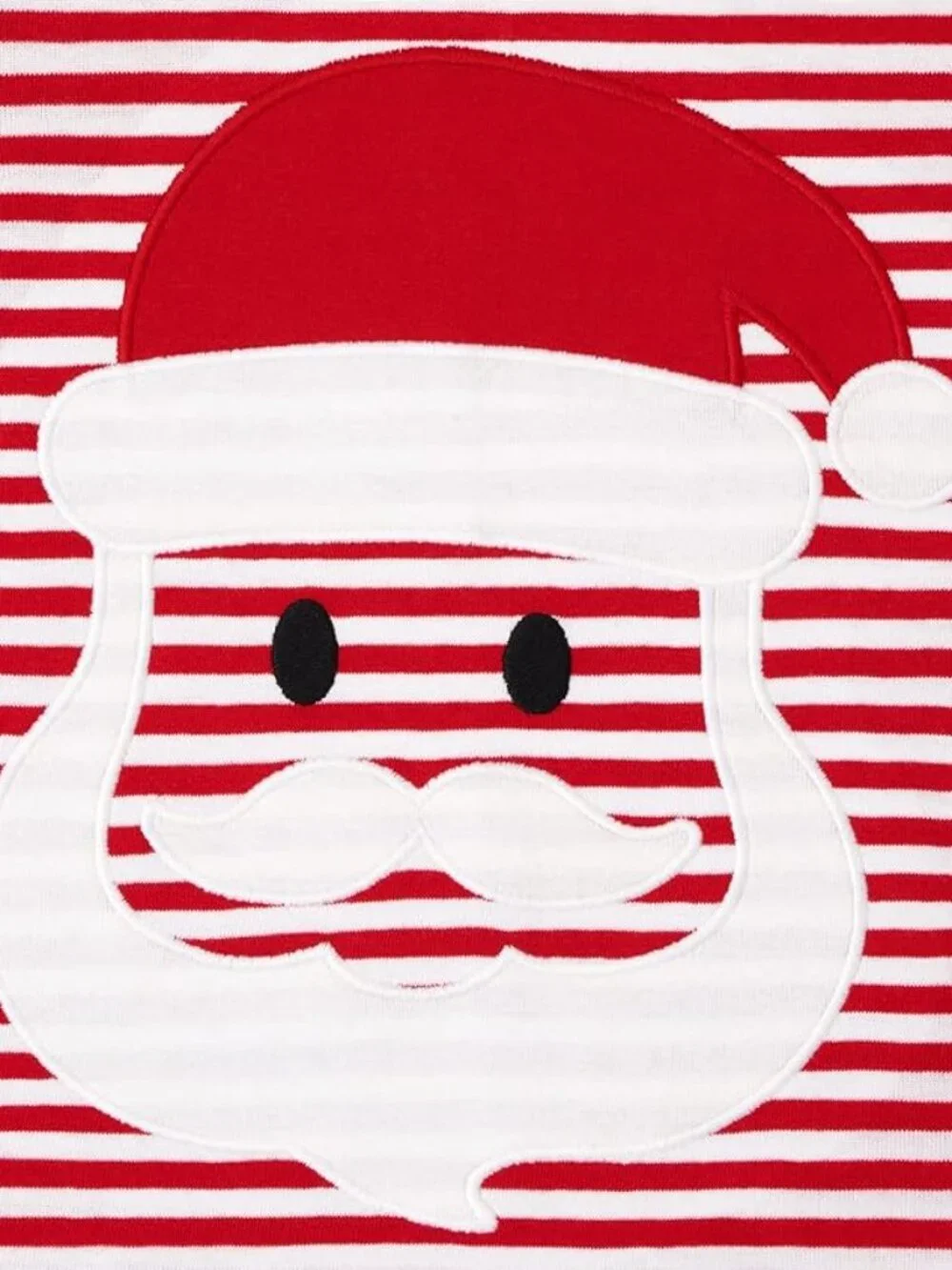 Children’s Place Kids Size 10 Striped Santa Snug Fit Cotton Pajamas - Red